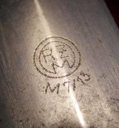 RZM  SA Dagger. M7/13. 1933 Pattern. Provenance.
