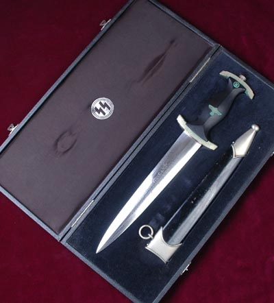 SS Dagger  Display Case. 1970s.