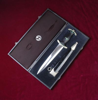 SS Dagger  Display Case. 1970s.