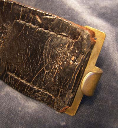 Prussian OR/NCO Leather Belt With Brass Buckle