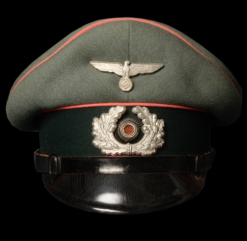 Panzer Visor Cap | Elite Panzer-Abteilung 65 | Double Erel | Named.