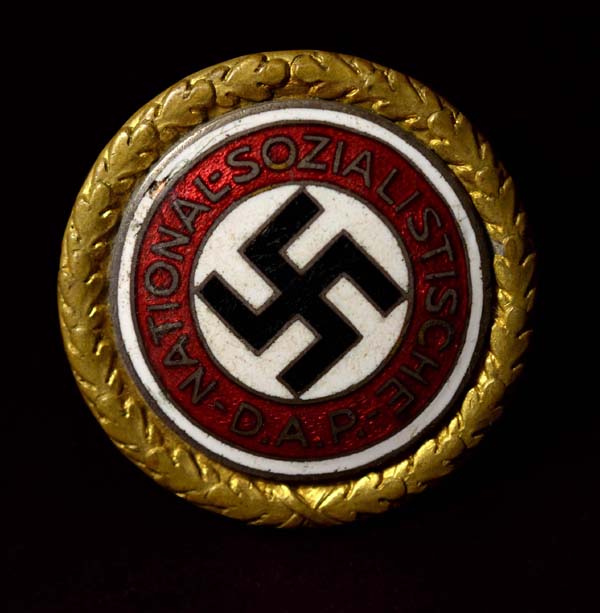 Gold Party Badge | Large Size | Named.