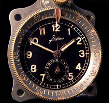 ME109 Luftwaffe Aircraft Clock | Junghans FL 23885. Version 3a.
