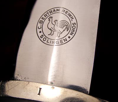 SS 1933 Dagger by Bertram Reinh, Solingen.