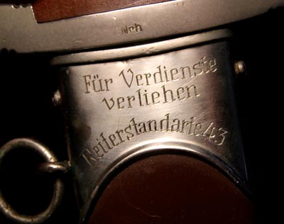 SA Dagger Presented To A Member Of Reiterstandarte 43.