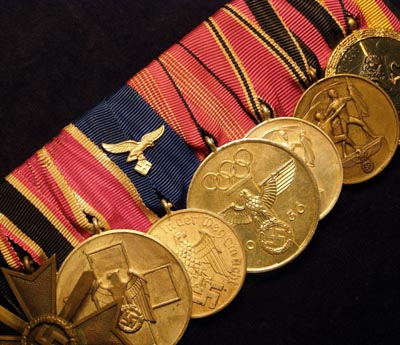 Luftwaffe Medal Group. 7 Medals . Court Mounted.