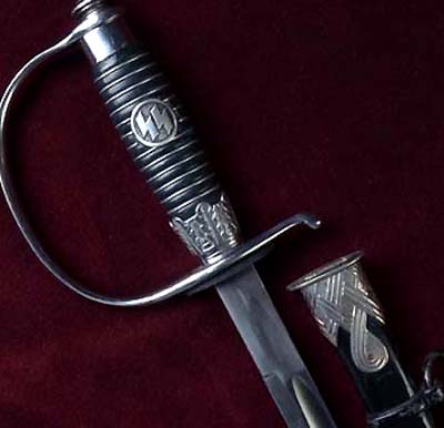 SS Officer Sword - Last Dachau Production.