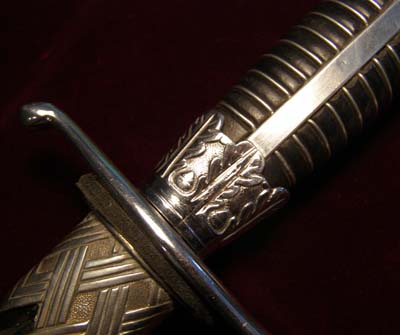 SS Officer Sword - Last Dachau Production.