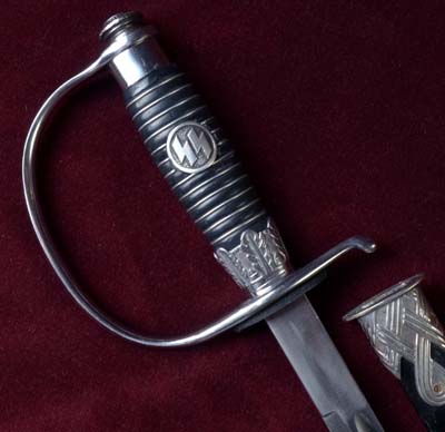 SS Officer Sword - Last Dachau Production.