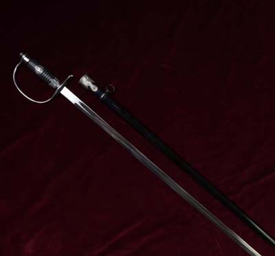 SS Officer Sword - Last Dachau Production.