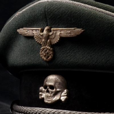 Waffen-SS General Rank Peak Visor Cap | Double-Erel.