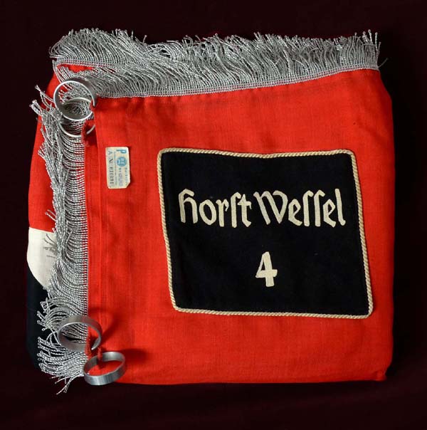 SA Flag |  Horst Wessel 4 | Berlin | Interesting Provenance.