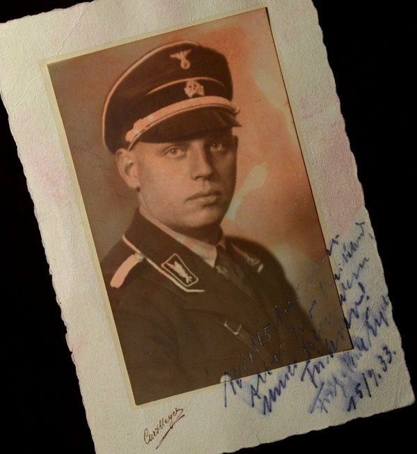 SS Oberfuhrer Fritz-Karl Engels Signed Photograph | Discounted