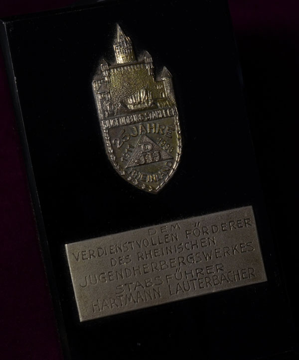 Gauleiter Hartmann Lauterbacher | Non-Portable Award | Silver & Black Marble.