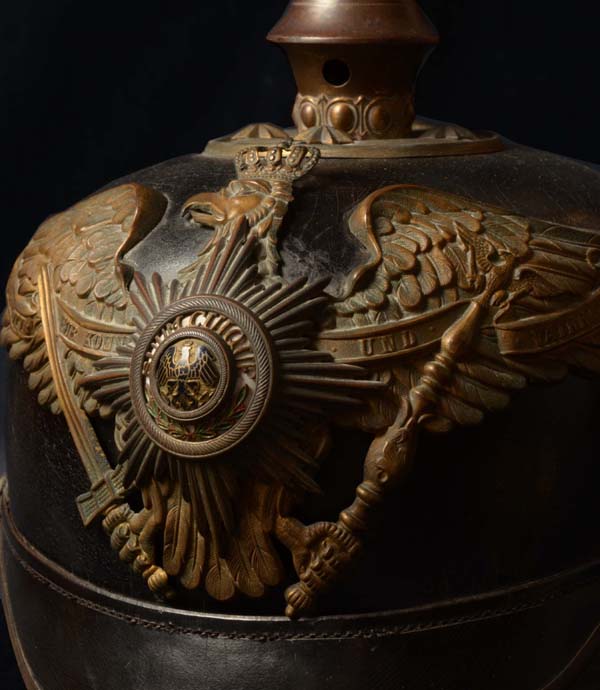 Prussian Garde Officer Pickelhaube | Fascinating Provenance  Back To 1945 | Discounted