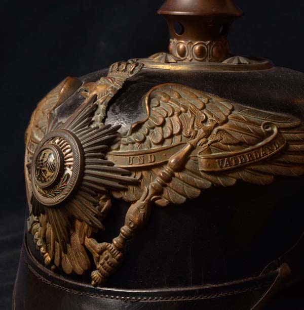 Prussian Garde Officer Pickelhaube | Fascinating Provenance  Back To 1945 | Discounted