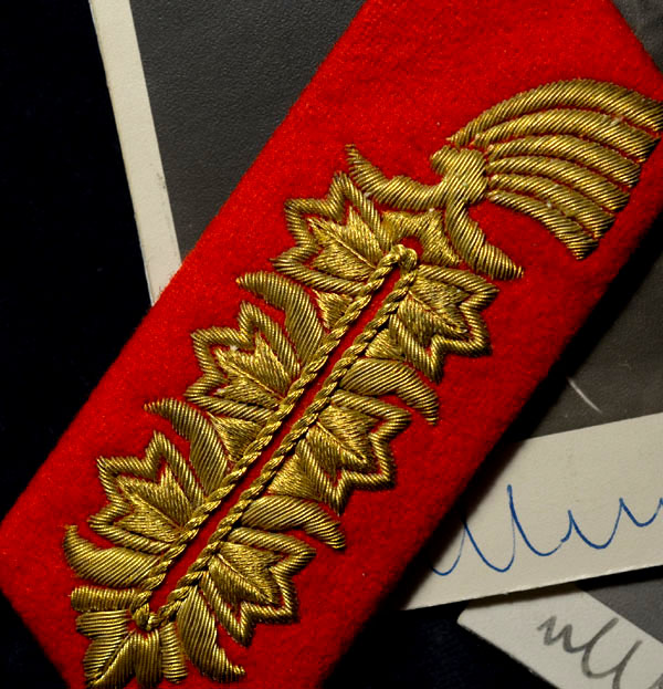 Generalfeldmarschall Von Manstein Attributed Collar Patch | Two Signed Von Manstein Photographs