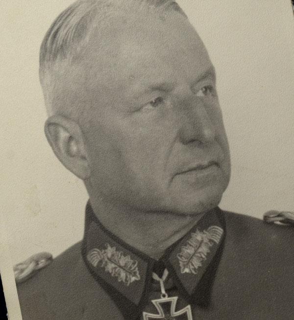 Generalfeldmarschall Von Manstein Attributed Collar Patch | Two Signed Von Manstein Photographs