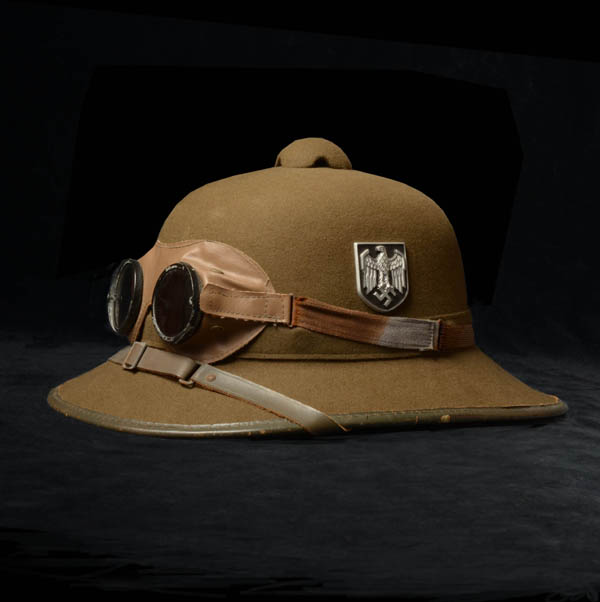 Afrikakorps Pith Helmet With Goggles