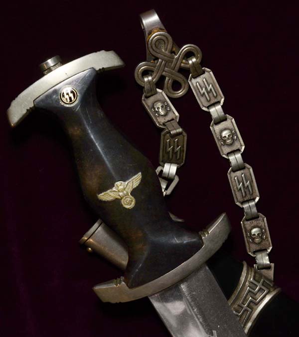SS Chained Dagger | 1936 Pattern | Type 2 | Solid Nickel-Silver Fittings.
