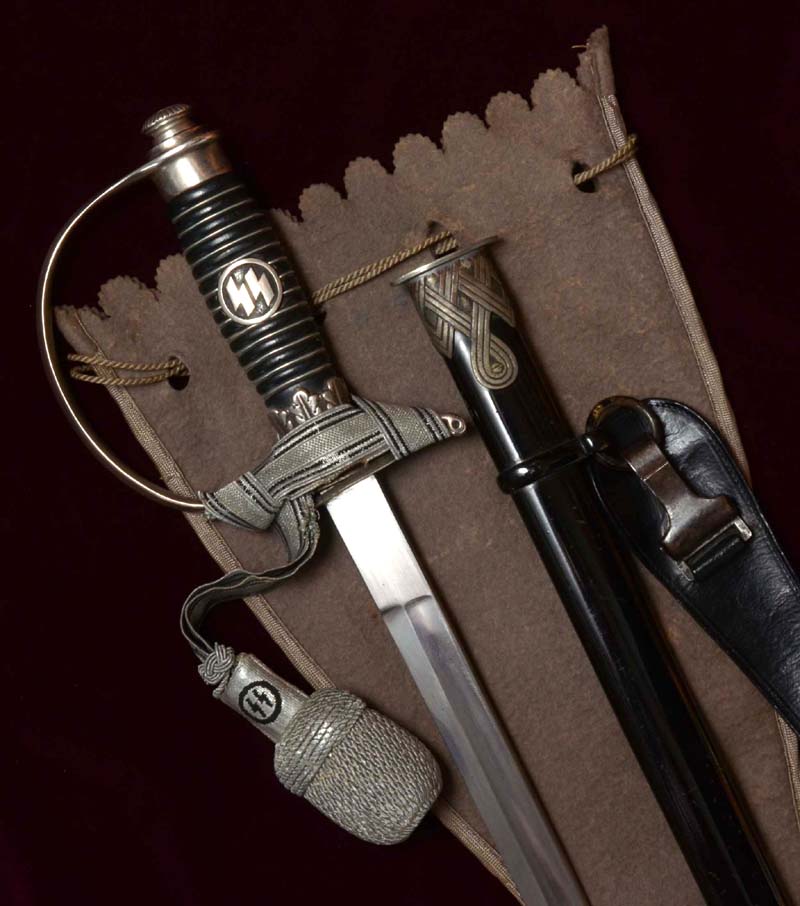 SS Officer Sword | Nickel Silver | SS Portepee | LAH Officer | Great Length | Discounted