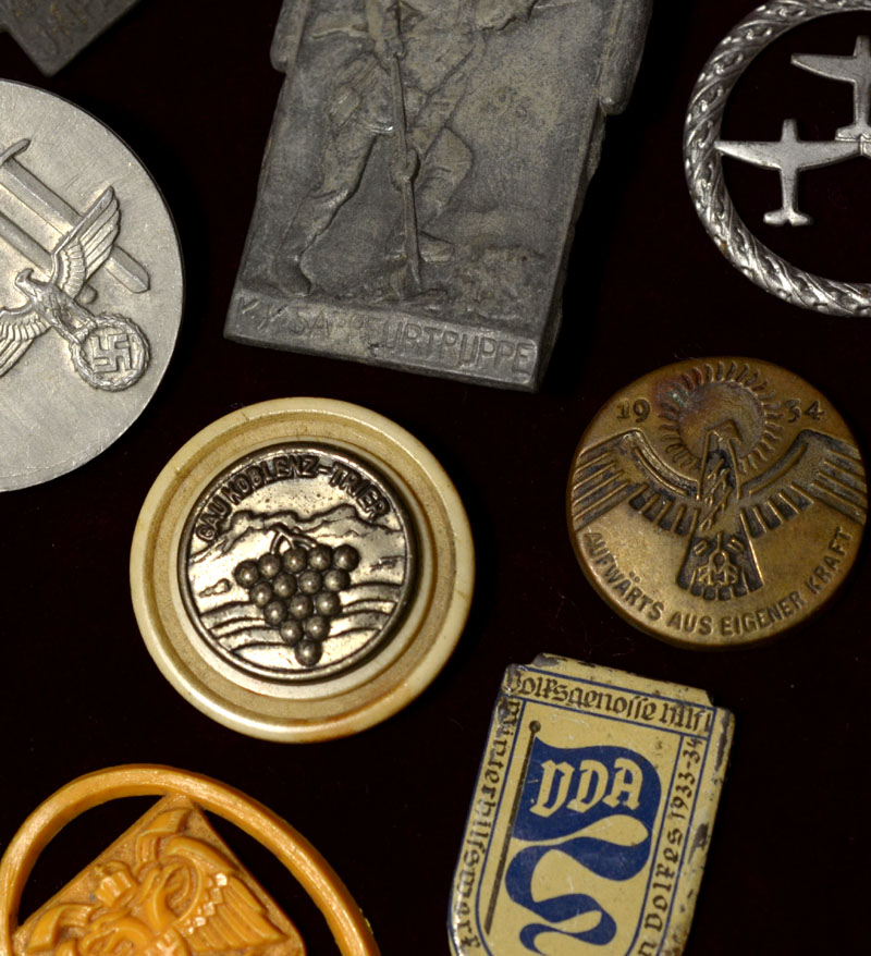 Third Reich Badges X 9 | Dealer Lot