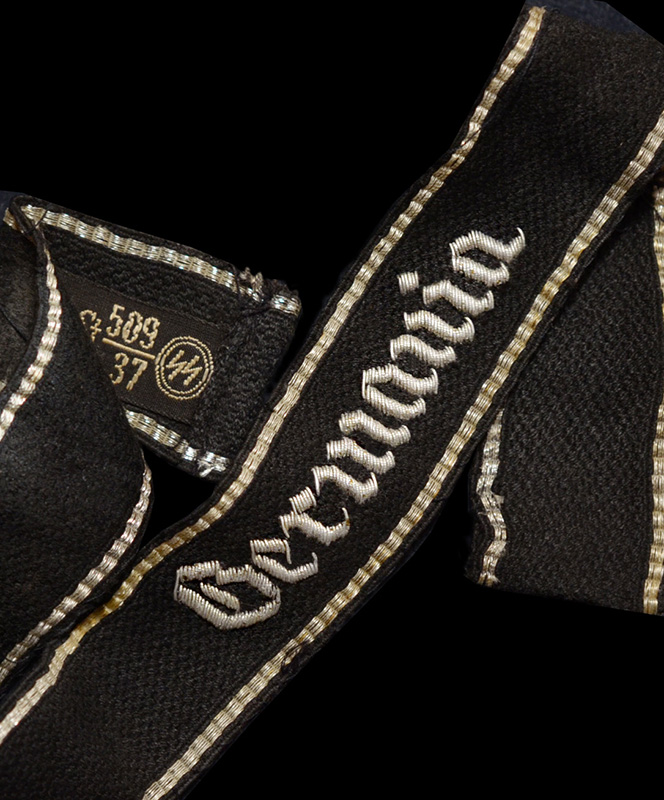 SS Officer Cuff Title | Germania | Double RZM Tagged