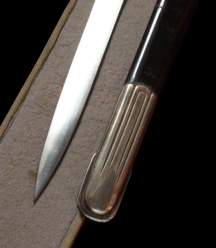 SS Officer Sword | Nickel Silver | SS Portepee | With SS Number