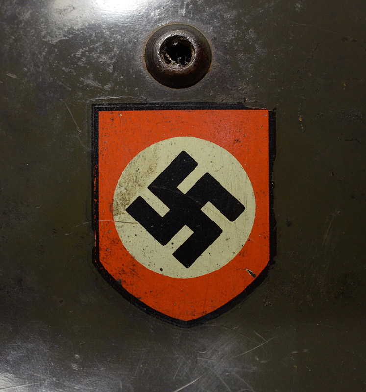Waffen-SS Steel Helmet | M35 | Double Decal | Provenance