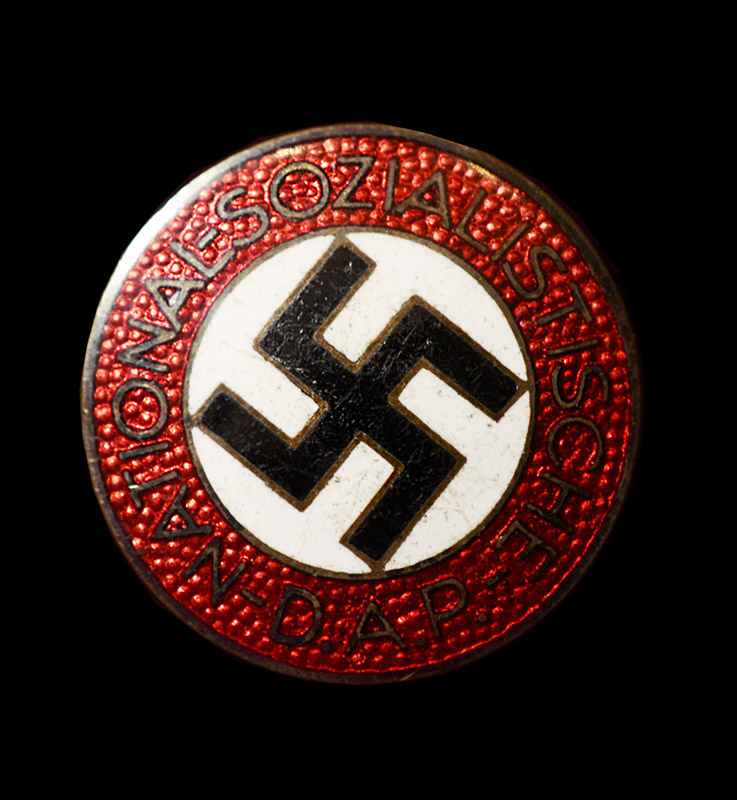 NSDAP Party Membership Badge | Rare RZM Button Hole Version