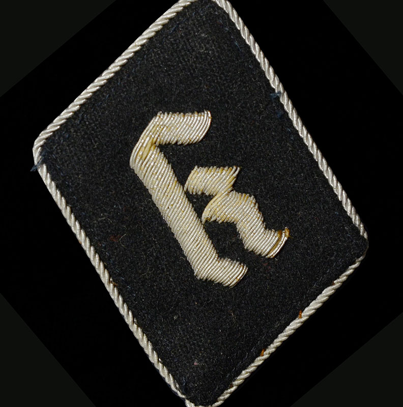 SS-Totenkopfverbande 'K' Collar Patch | Rare