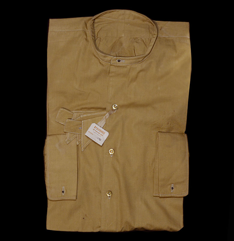NSDAP & SS Tan Shirt | From RZM Stores | Never Worn | Provenance