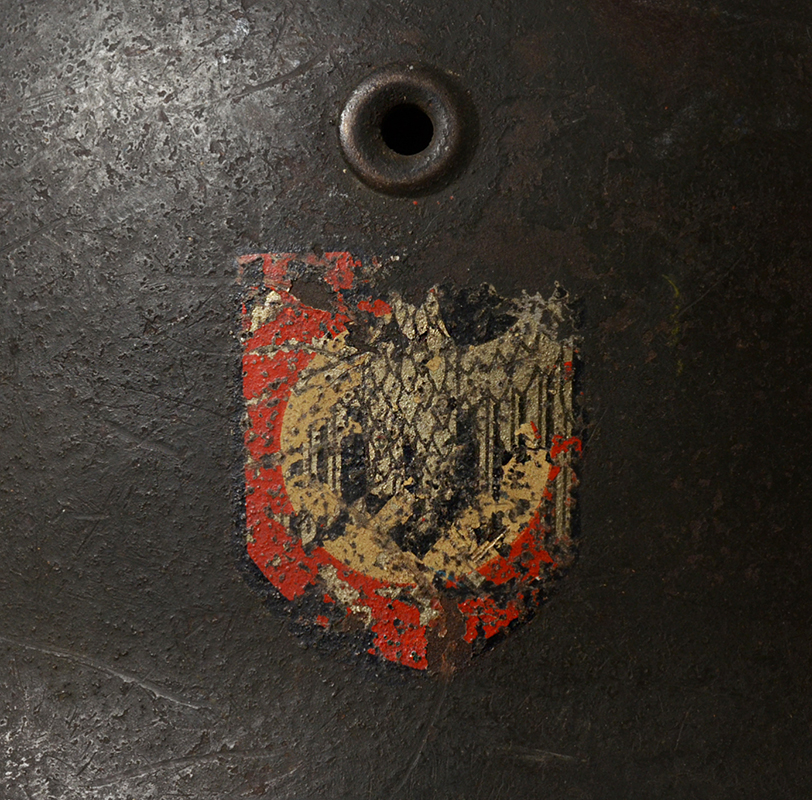 Waffen-SS Steel Helmet | M42 | Double Decal | Provenance