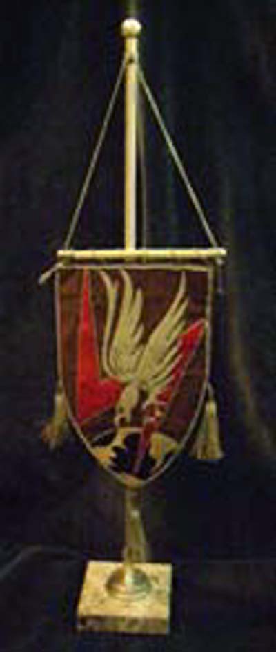 Luftwaffe Desk Pennant. Night Fighter Unit.