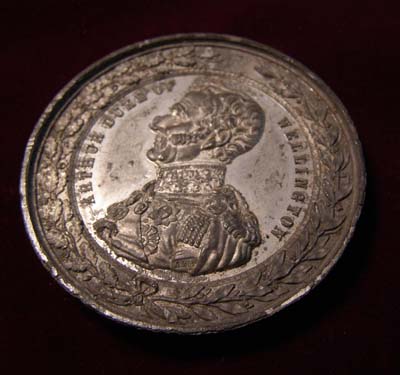 Duke of Wellington Commemorative Medallion. 1852 Funeral.
