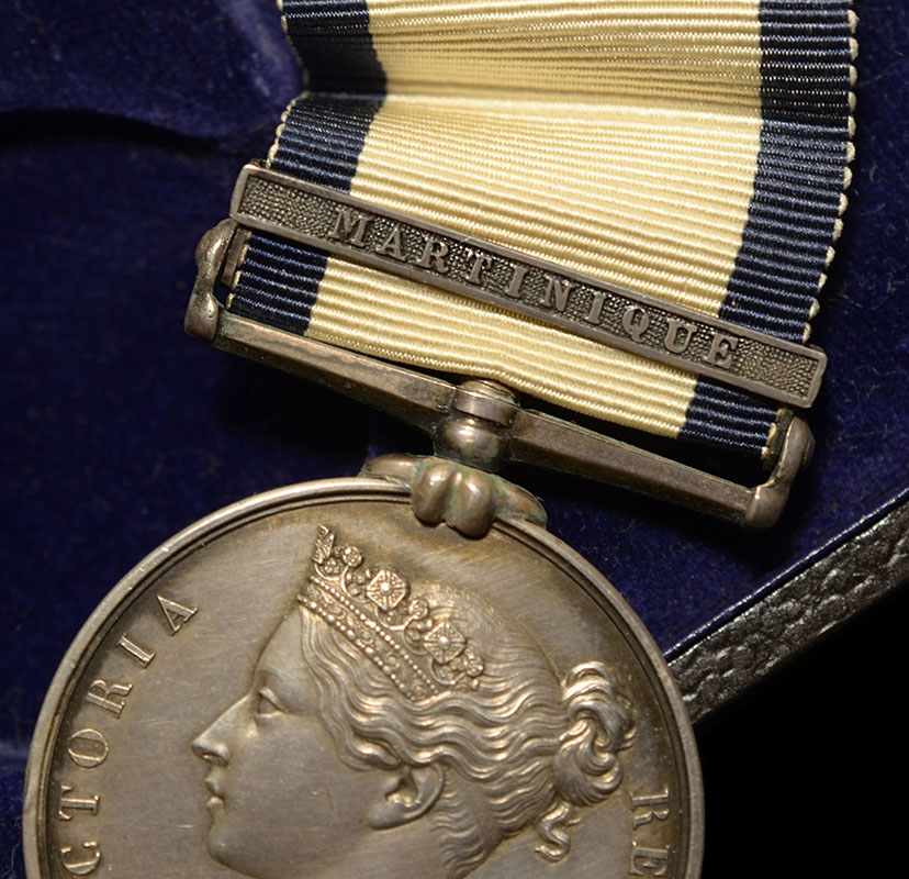 Naval General Service Medal | Martinique | Flagship HMS Neptune Interest