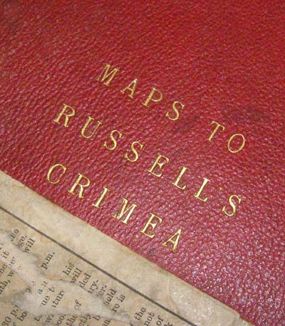 Russell's Maps to the Crimea completed in 1858