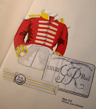Military Fashion at Waterloo. Hand-painted Plates. Unique Book 