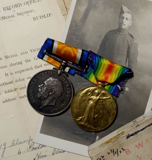 RFC Medal Pair With Box | Papers | Photos.