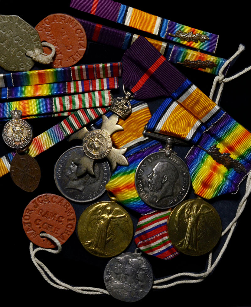 Medals to Lt Col Carmichael RAMC & More