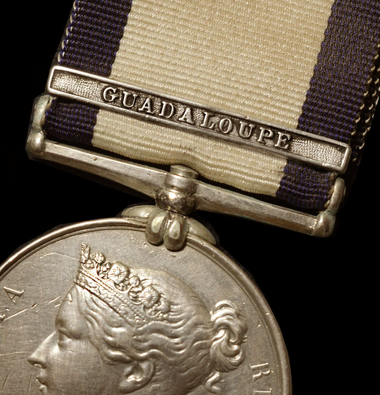 Naval General Service Medal | Guadaloupe | Rank Of Master | America Interest