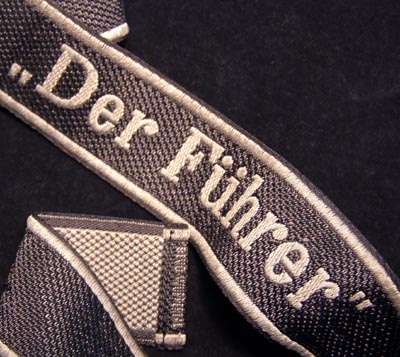 "Der Fuhrer" Cuff Title | OR/NCO  BeVo Woven 