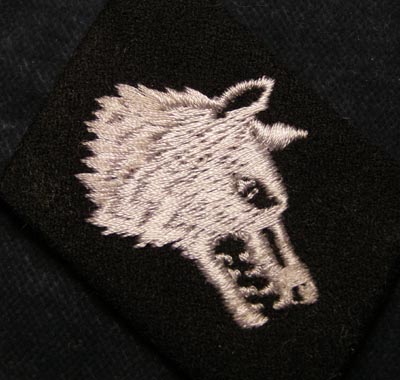 Waffen-SS 'Crimean | Volgar Tartars' Collar Patch | Dachau Production.