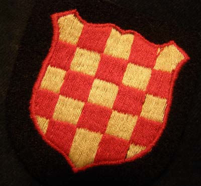 Waffen-SS 'Handschar' Sleeve Shield - Dachau Production