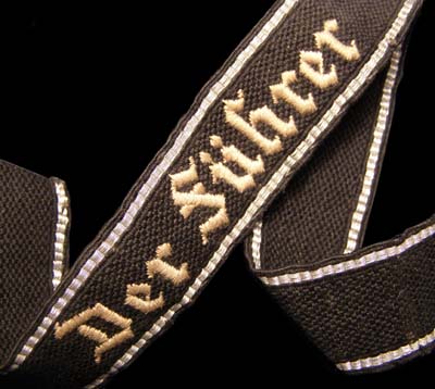 Der FÃhrer Cuff Title | OR/NCO | RZM Machine-Embroidered
