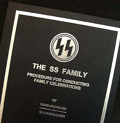 The SS Family - Procedures For Conducting Family Celebrations - Special Hard Bound Edition 1 of 12