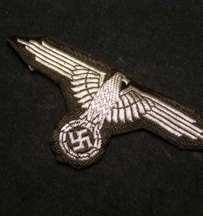 Waffen-SS Sleeve Insignia. Officer. Flatwire. Significant Provenance. 
