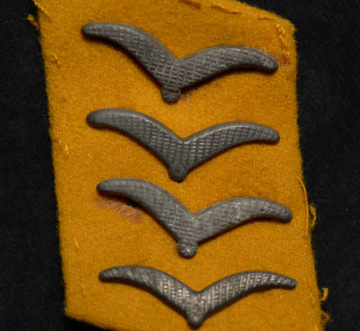 Luftwaffe Oberfeldwebel Flight Collar Patch.