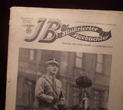 Newspaper - Illustrierte Beobachter - March 1934.