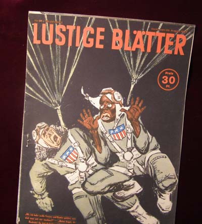Newspaper - Lustige BlÃtter - 20th August 1943 - Political & Anti-Semetic Magazine.